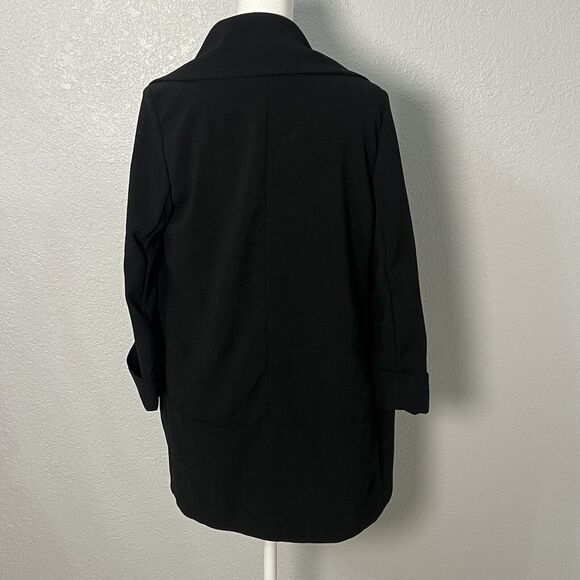 ARITZIA Wilfred Chevalier Open Front Blazer Jacket Black Old Money Size 0 - Picture 3 of 8